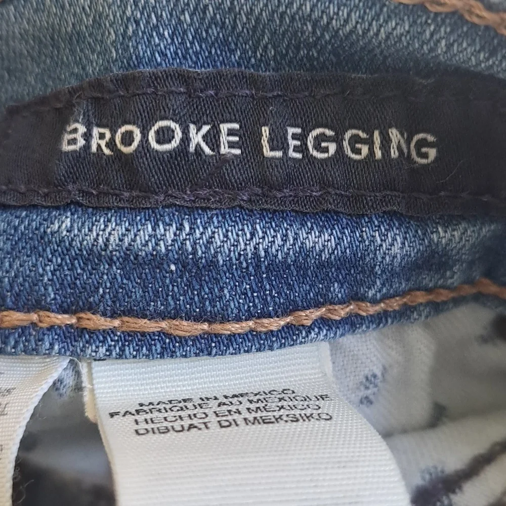 Lucky Brand Disrressed Brooke Leggings Denim Jeans Size 00/24